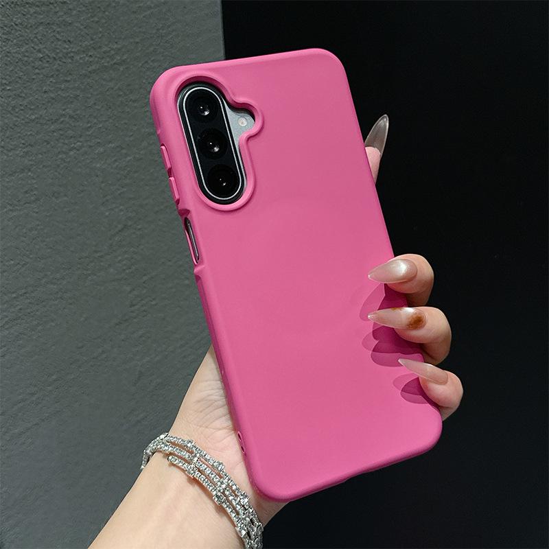 Custodia in Silicone Premium con Assorbimento Magnetico per Samsung A17