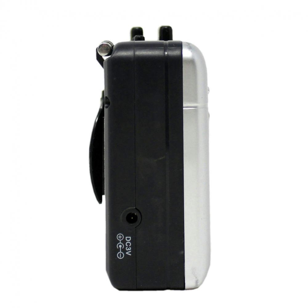 WINTECH Tape Recorder with Radio (FM Wide Compatible) Silver Auto Reverse PCT-11R2