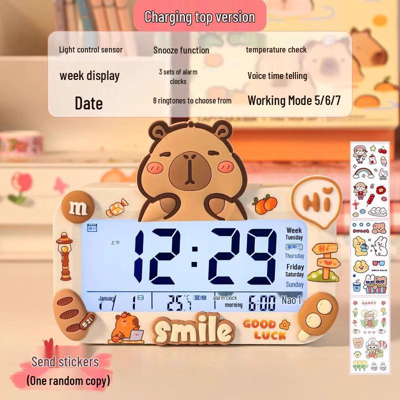 2025 Smart Electronic Alarm Clock for Students - Wake-Up Special for Kids & Teens