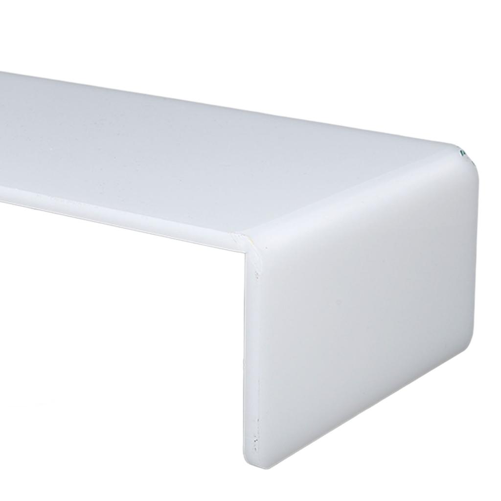 Acryl Erhöhte Ablage für Schreibtisch Glatte Kanten Leicht zu Reinigen Acryl Erhöhtes Regal für Computermonitore Zahnärztliche Anwendung