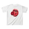 Labbra Chic Denti Dorati Vintage T-shirt Rock Goth Casual Estiva Manica Corta High Street Oversize T-shirt Harajuku Stampa Grafica