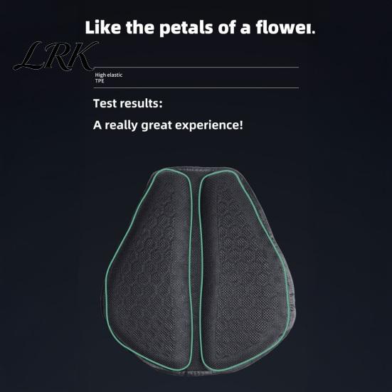 Shock Absorbing Bike Seat Motorcycle Gel Cushion, Universal Electric Scooter Comfort Pad, Waterproof Ergonomic Pad UV Protection Cover for Delivery