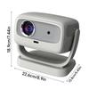 Ultra HD Portable Home Theater Projector with PTZ Functionality