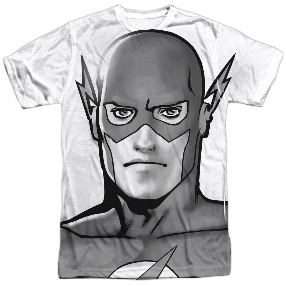 The Flash  BW Flash Head  Dye Sublimation T-Shirt L