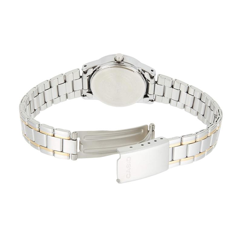 Casio Classic Pointer Series Fashionable Business Simple Casual Versatile Quartz Movement Stainless Steel Strap Japanese and Korean LTP-V001SG-9BUDF