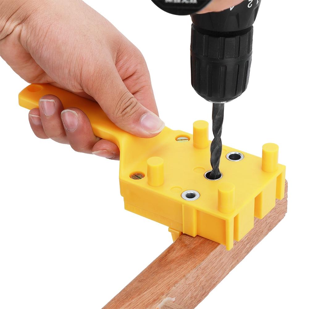 Woodworking Dowelling Jig Drill Bits Handheld Drill Guide Hole Saw Tools