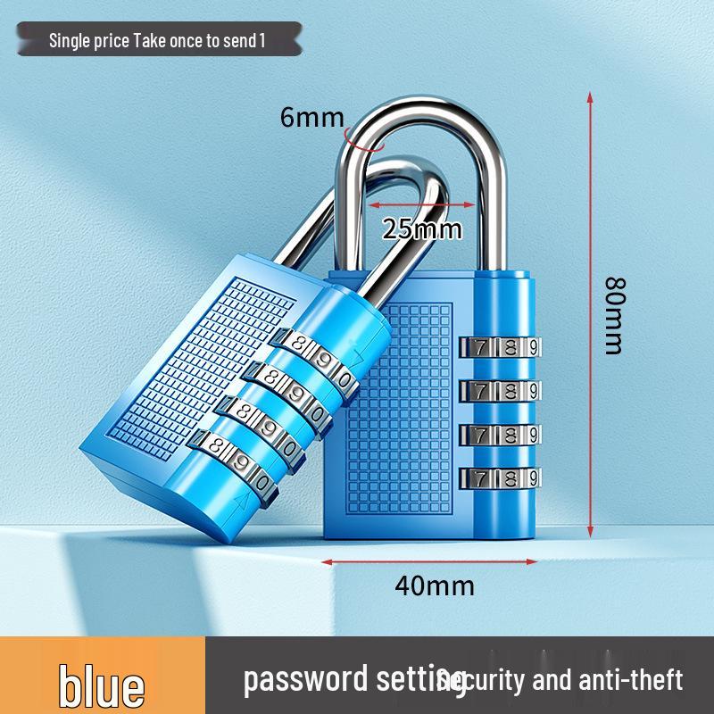 Lucchetto Impermeabile e Antiruggine con Impronta Digitale e Password per Case, Dormitori e Magazzini - Sicurezza Antifurto