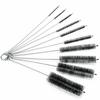 10Pcs/Set Cleaning Brush Bottle Tube Nozzle Brushes Cleaning For Fireplace Pipe Clean Kitchen Coffee Machine Cleaning Brush