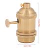 E26 E27 Base Lamp Socket Holder Copper Material Pendant Lamp Holder Light Socket  Pendant Lighting