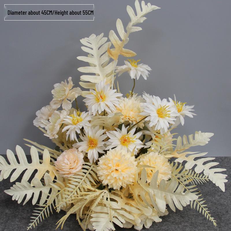 Artificial Wedding Aisle Flowers: Hotel Table Arrangements & Decorative Flower Balls for Stage and Welcome Area