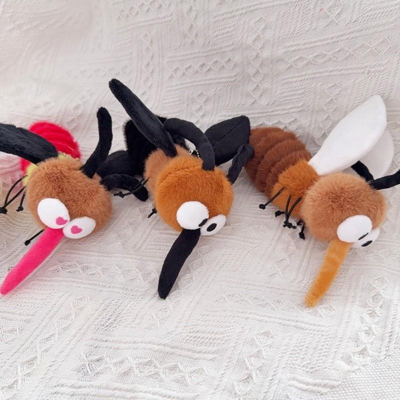 Cute Mosquito Plush With Pp Cotton Filling For Kid Playroom And Gift