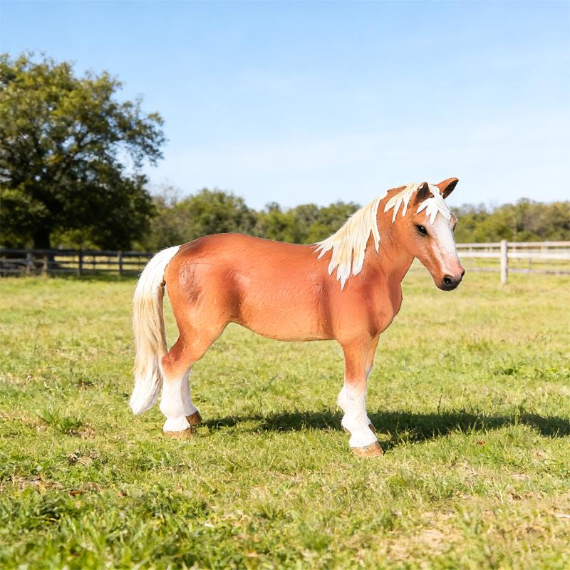 Solid Simulation Toy: Thousand Li Horse, Dutch Draft Stallion & Tennessee Walking Mare