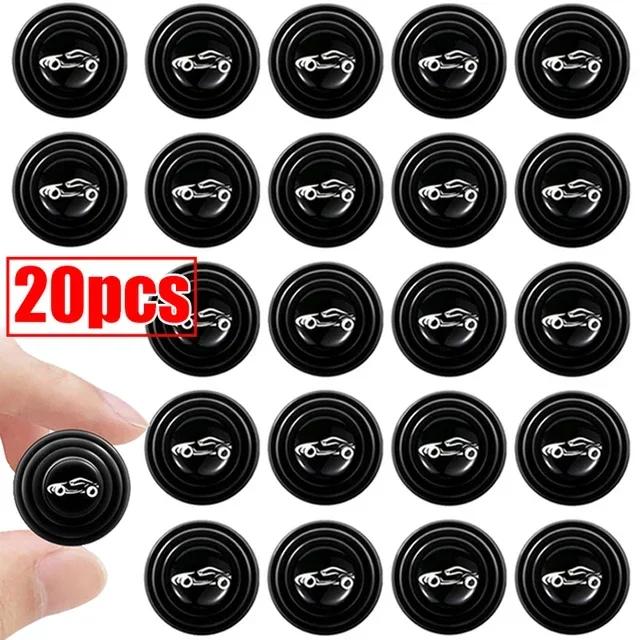 Tampon en silicone anti-collision pour portière de voiture, autocollant, fermeture de porte, insonorisé, silencieux, joint, accessoires automobiles