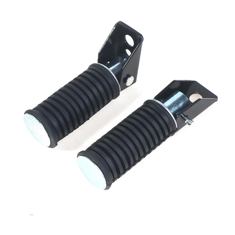 1Pair Motorcycle Foot Pegs Universal Motorcycle Footpeg Bracket For Gs125 Footrest Pedals Accessories Part For Most Motorcycle