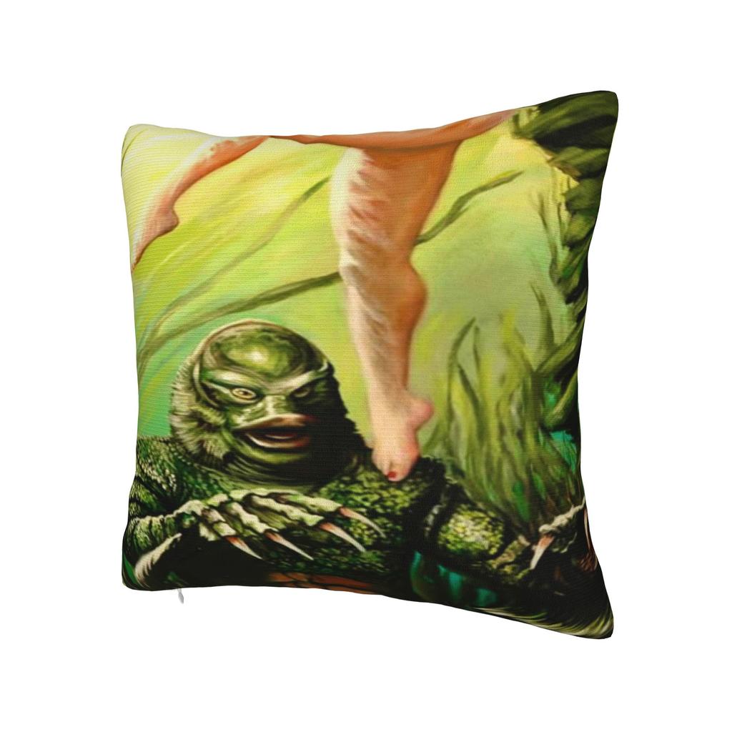 Creature From The Black Lagoon Pillowcases  Vintage Pillow Case For Wedding Party Home Decor Comfy Pillow Cover