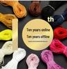 Universal Hanging Tag String for Clothing, Shoes, and Bags - Disposable, Single-Hole, Snap Button Design for Men’s, Women’s, and Kids' Items