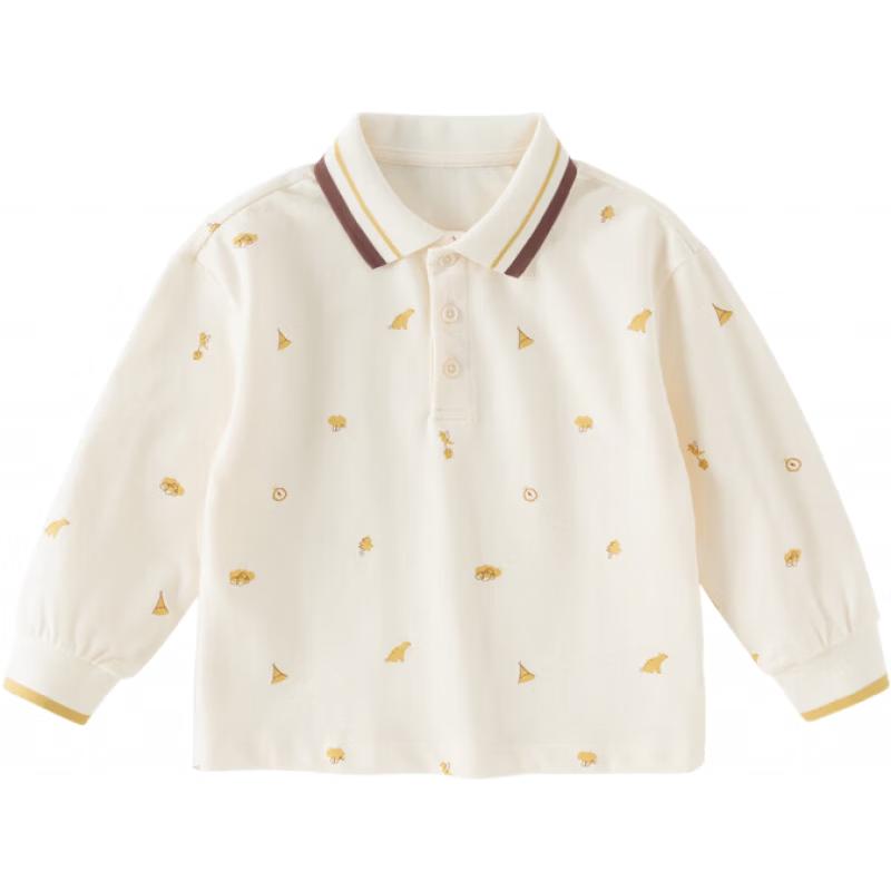 DAVE & BELLA Boys  Long-Sleeve Polo Shirt 100cm