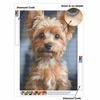 Creative Diamond Painting Kit for Adults DIY Dog Rhinestone Picture Canvas for Leisure Craft Wall Art and Gift Making Fun Set