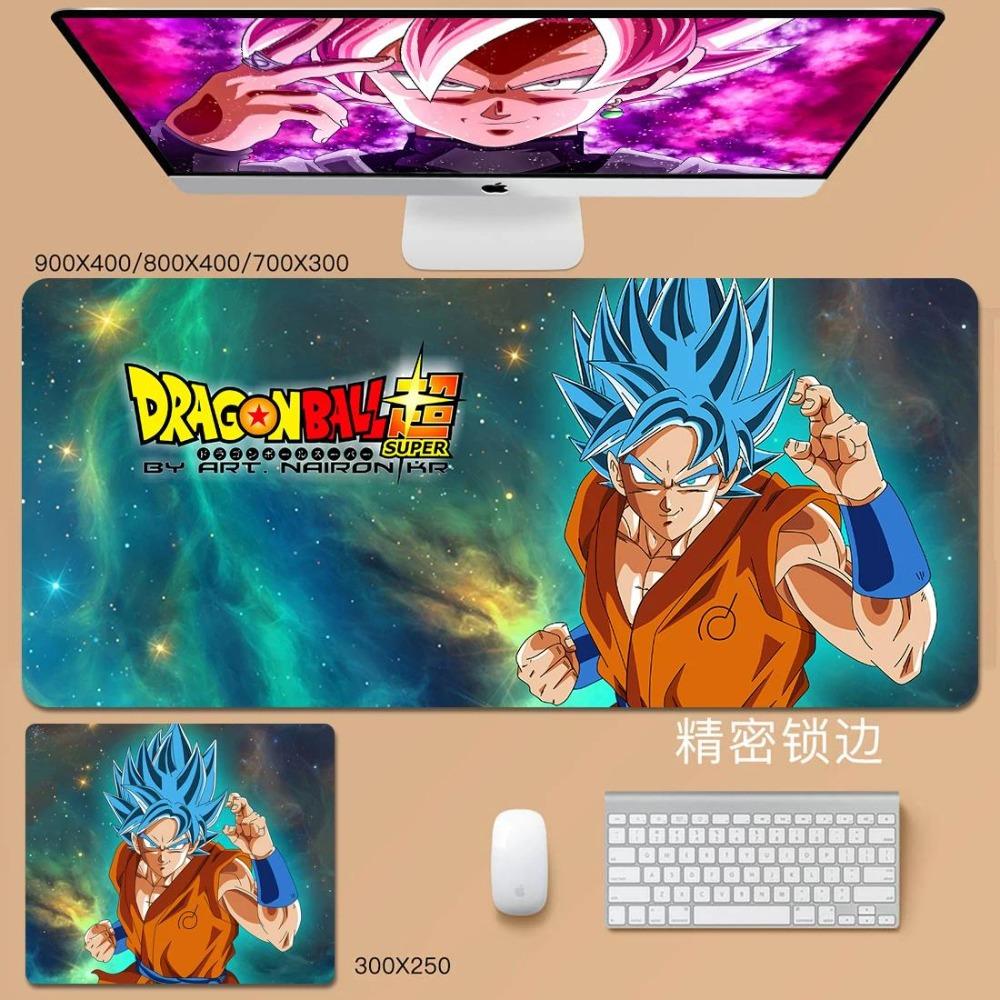 Man Cool Mouse Pad Convenience Dragon Ball Animation Son Goku Leather Mouse Pad Cartoon Vegeta Bulma Broly Large Keyboard Pad Student Desk Pad