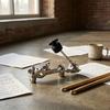 Cymbal Extension Bracket Metal Mounting Arm with Clamp Drum