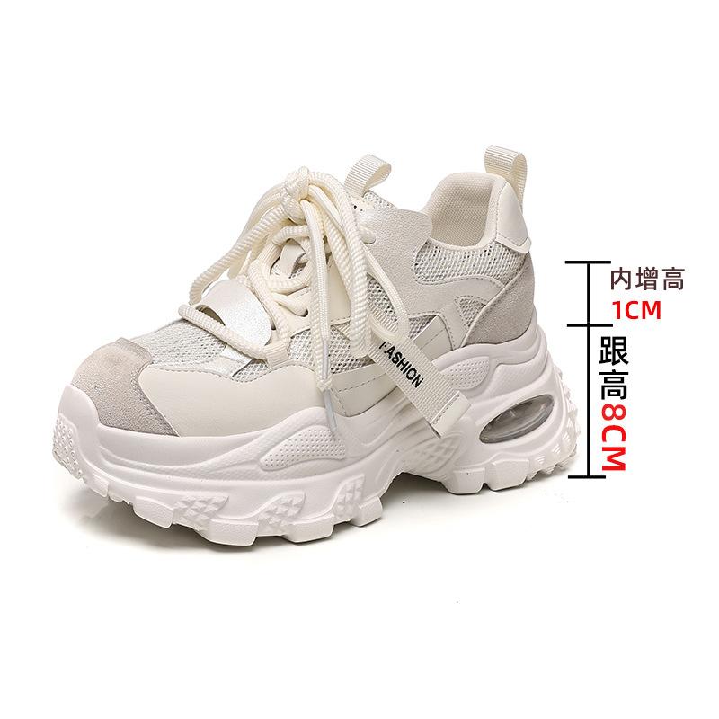 

ins Korean version of the new dad shoes girl 2025 autumn student running sports thick sole height increase casual street shot AK602 34