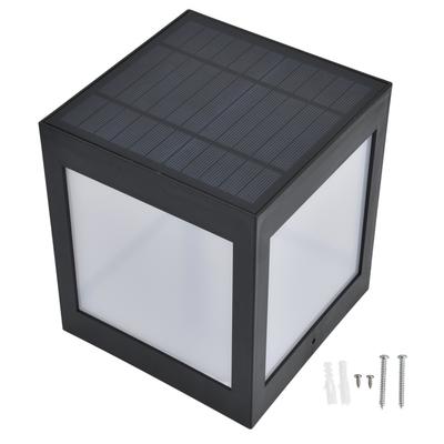 ABS Waterproof LED Solar Pillar Lamp Outdoor Courtyard Villas Garden Porch Stigma Light
