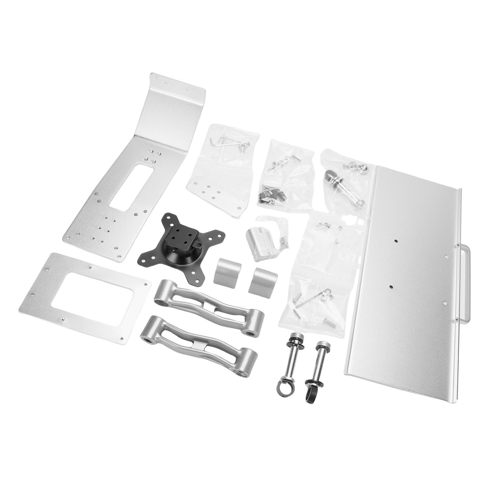 

Display Keyboard Desk Mount Space Saving Adjustable Integrated Screen Mount with Keyboard Tray for Industry