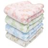 Hayashi Bath Pack of 60 x 120 Towels, 4, Approx. cm, Non-Twisted Yarn, Fame, Blue, Pink, Green, Beige, BG4233-4P