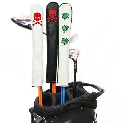 Golf Indikatorstangenhalter 3D Stickerei Vierblättriges Kleeblatt Muster Trainingshilfe Golf Ausrichtung