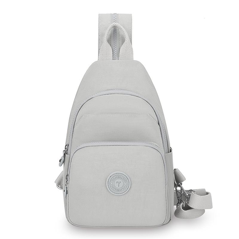 Dam Bröstväska Lätt Crossbody-väska Vattenavvisande Nylon Resväska Multifunktionell Ryggsäck