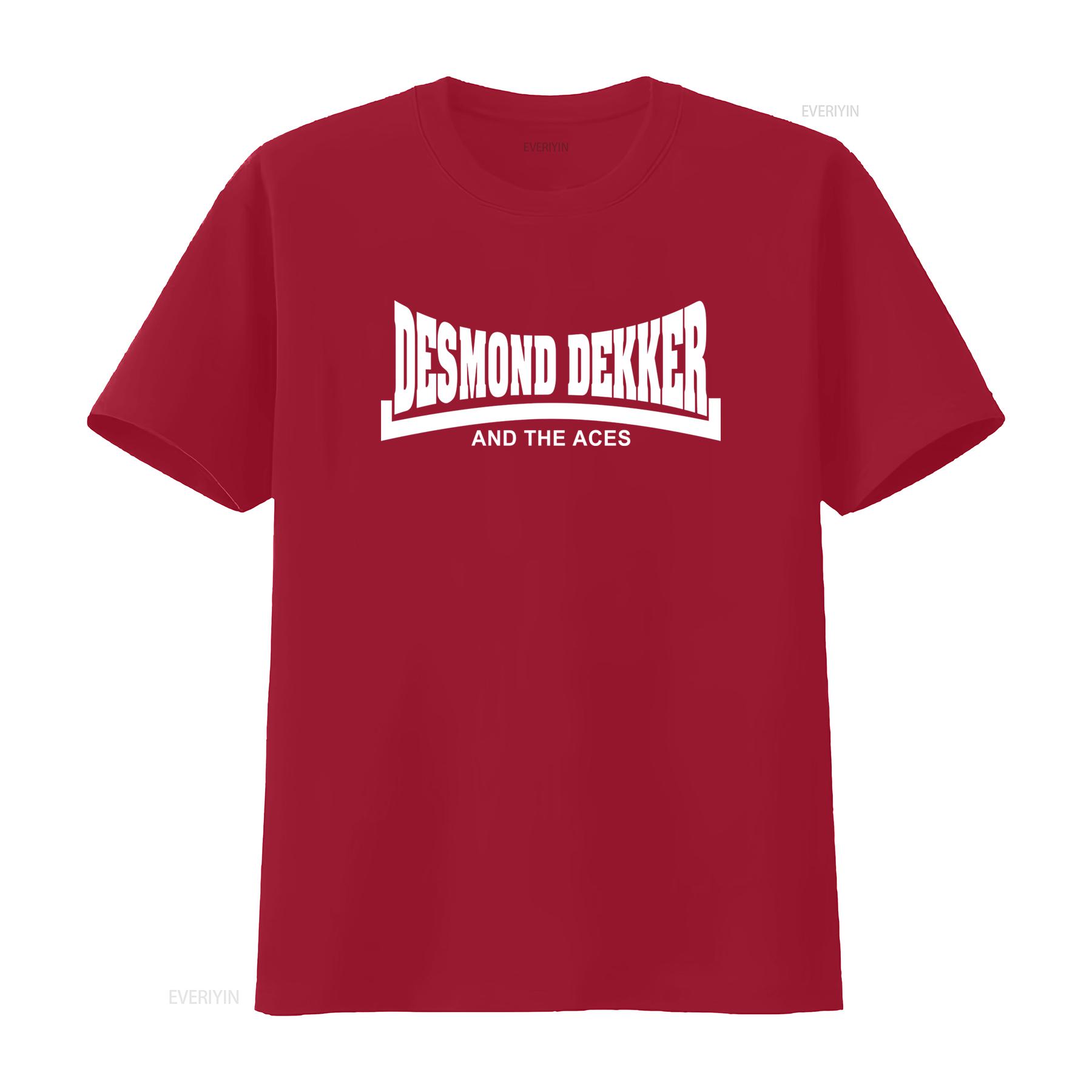 Retro Desmond Dekker And The Aces T Shirt Ska Reggae 60s 70s Style All Sizes Colours vintage Washed Soft designer clothes S
