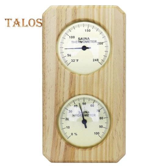 2-in-1-Saunathermometer-Hygrometer für den Innensaunaraum, Holzsauna, Fahrenheit-Temperatur- und Feuchtigkeitsmonitor, Messgerät, Saunazubehör