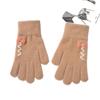 Full Finger Cute Warm Gloves Nylon  Gloves Harajuku Knitted Mittens  Outdoor