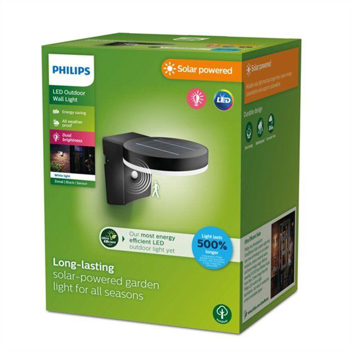 Applique murale - PHILIPS - Zonale - Solaire ronde - Ultra efficace