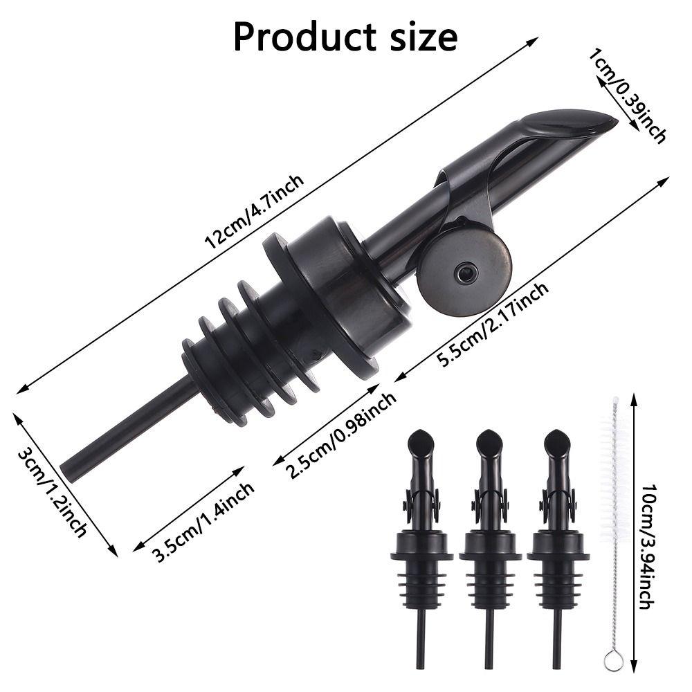 Stainless Steel Weighted Stainless Steel Pourers Weighted Liquor Bottle Pourers  Bartender Tool
