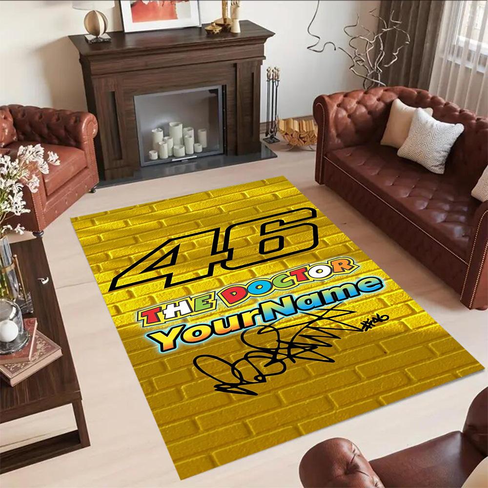 Doctor46 Customized Name Carpet Suitable For Balcony Outdoor Hallway Game Room Antislip Carpet Decorate Offices