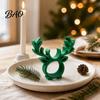 Novelty Tableware Holders 3D Printed Reindeer Napkin Ring, Decorative Holder, Elk Chocolate Holder Table Decor for Christmas Decorations, Festive