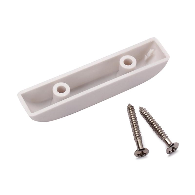 Plastic Thumb Rest Thumbrest with Mounting Screws White Lightweight Thumb Rest for Electric Bass Guitar Easy To Install