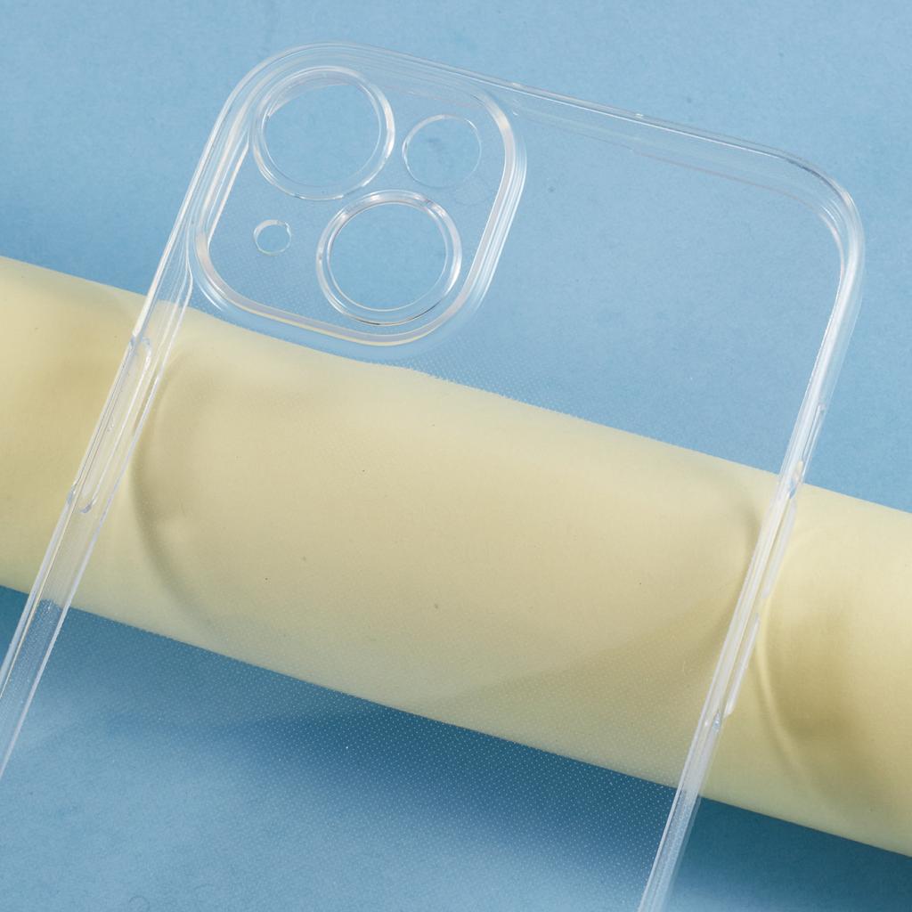 UNITHIN För iPhone 14 Plus Skal Ultratunt 0,7 mm Genomskinligt TPU Anti-Fall Telefonskydd Precisa Utskärningar