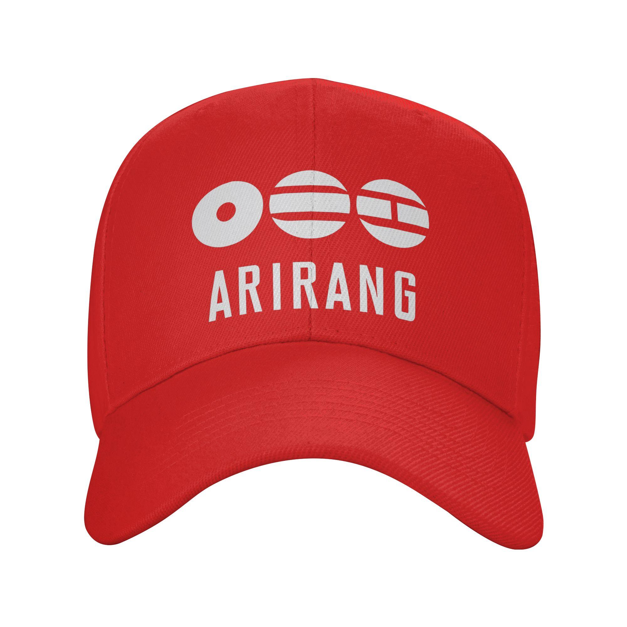 New Arirang tour 2026 KPOP Golf Cap for Men Women Snapback Hat  Outdoor Golf Adjustable Fit Sun Caps One Size