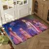 Kpop Lemonade Music Floor Mat Soft Thickened Absorbent Non-Slip Bedroom Living Room Door Mat Home Decor Flannel Rugs