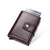 Men Women Unisex Minimalist ID Bank Credit Card Holder Case Slim Mini Aluminum Men Pop-Up Wallet Travel Cardholder Purse