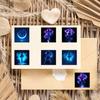 Glow-in-the-Dark Girl Sticker Roll - 500 Waterproof Creative Stickers for Skateboards, Water Bottles, Suitcases, and Diaries