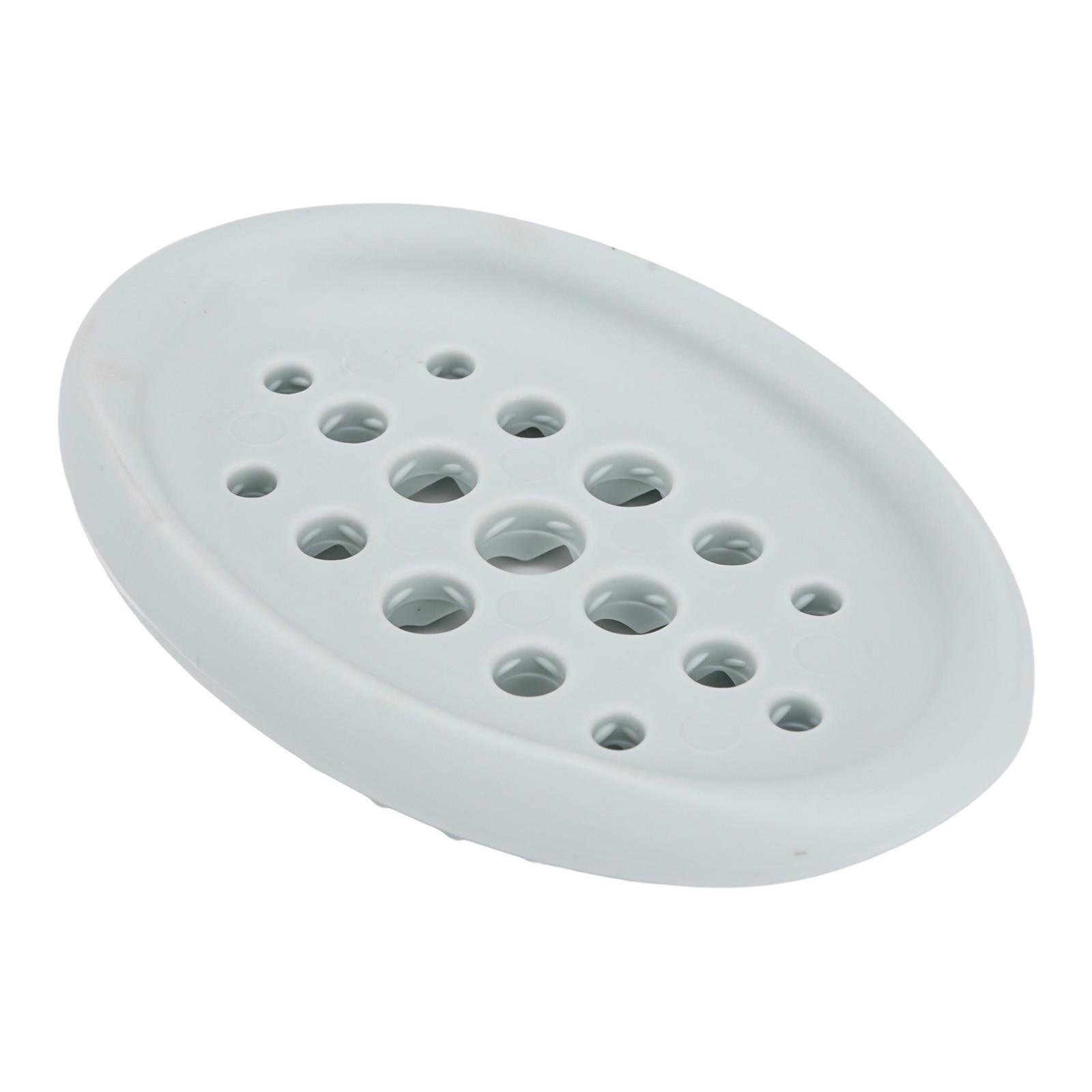 

Удобный поддон для мыла с дренажной коробкой для организации ванной комнаты синий