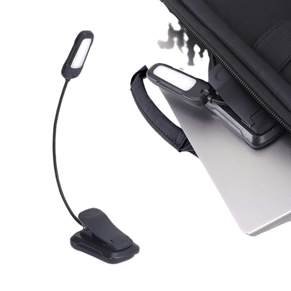 USB Rechargeable LED Clip-On Reading Lamp for Eye Protection