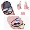 Diamond Quilted Nylon Chest Bag, Multi Zipper Pockets Adjustable Wide Strap Women Crossbody Fanny Pack For Sports Travel Daily Use