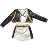3Pcs Children Girls Rumi Cosplay Costume Idol Star Kpop Group Role-Playing Clothes Anime Stage Performance Costume Halloween Set