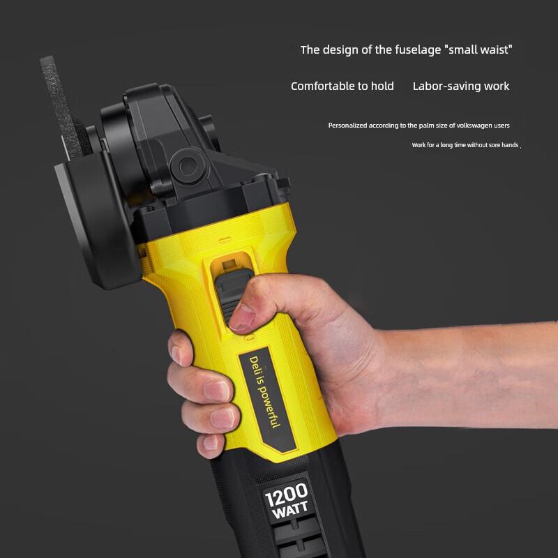 Deli 150mm 1500W Brushless Angle Grinder CN plug (adapter included)