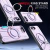 Shockproof Heavy Duty Armor Phone Case with 360° Rotatable Magnetic Metal Ring Stand for iPhone/Samsung Case for Car Holder