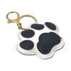 Pet Leather Cat Paw Pendant Hanger Bag Charm Cute Cat Footprint Keychain Car Accessory